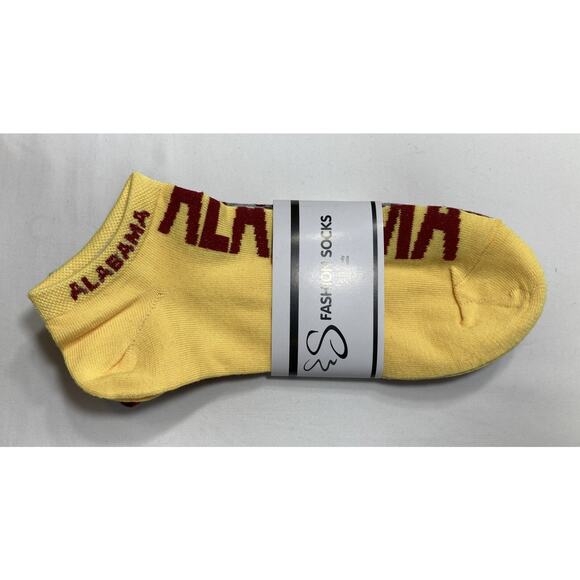 Alabama Crimson Tide Socks Ankle Women's Size: 9 to 11 2-Packs of 3, NCAA - Picture 2 of 9